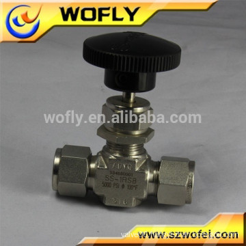 China stianless steel 316 carburetor straight angle needle valve